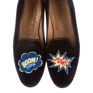 STUBBS & WOOTTON
Velvet Embroidered Loafers
